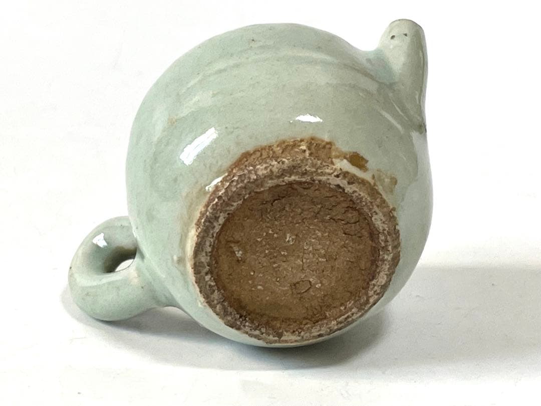 骨董　アンティーク　中国古陶磁　青白磁　影青　水滴　茶入　書道具　見立て茶入