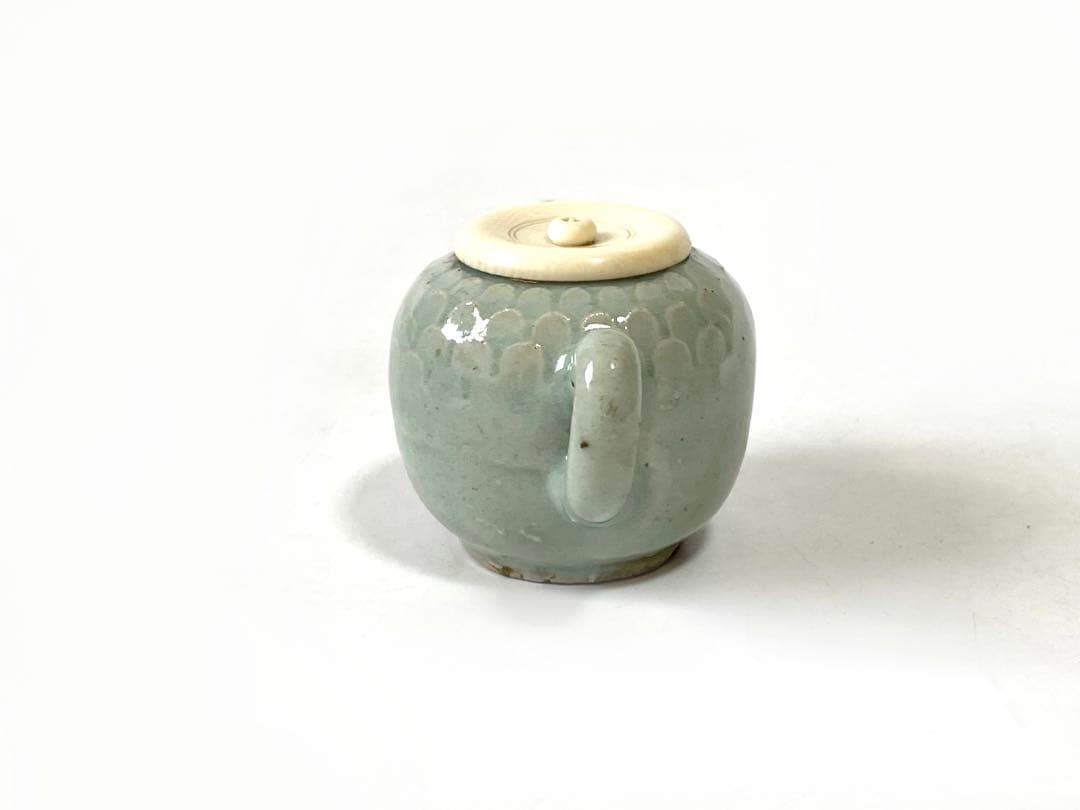 骨董　アンティーク　中国古陶磁　青白磁　影青　水滴　茶入　書道具　見立て茶入