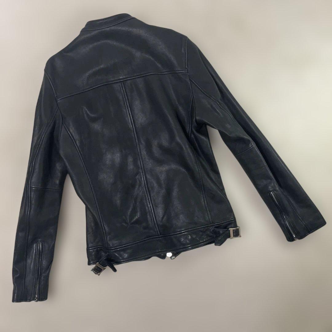 アヴィレックス ラムレザージャケット シングル M