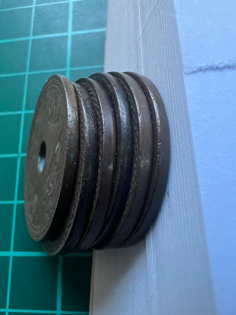 中国銭　一分銅貨　6枚ロット