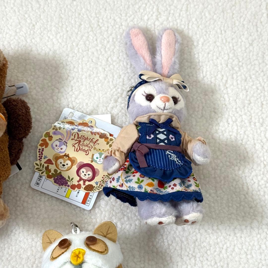 秋のぼうけん　TDL TDS期間限定ぬいぐるみバッジステラルー４体セット