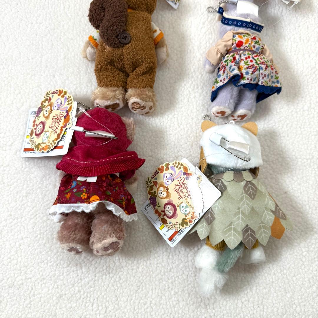 秋のぼうけん　TDL TDS期間限定ぬいぐるみバッジステラルー４体セット