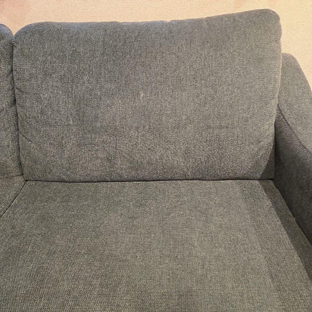 【送料込み】3/22までsale 美品noce ダークグリーンソファ オットマン