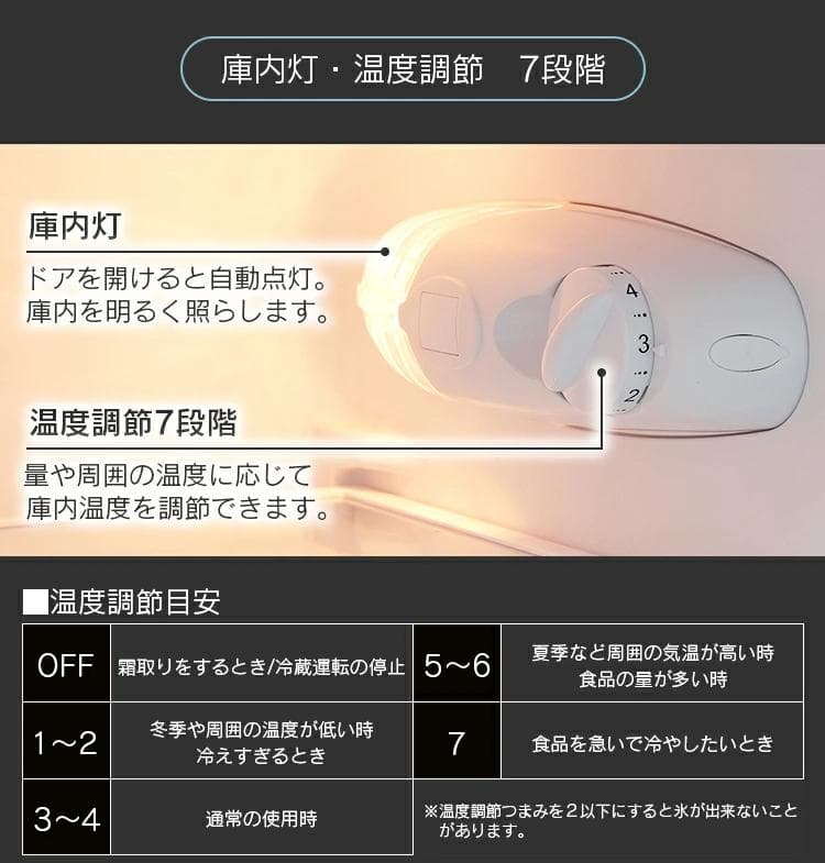 専用　冷蔵庫 アイリスオーヤマ　小型2ドア　87L　PRC-B092D　ブラック