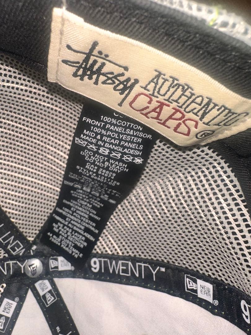 k*h様 Newera stussy mesh cap メッシュキャップ