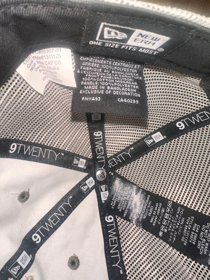 k*h様 Newera stussy mesh cap メッシュキャップ