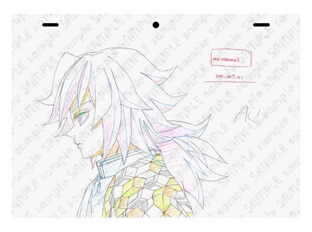 鬼滅の刃 DVD 特典 複製原画 2セット 義勇 実弥 無一郎 小芭内 蜜璃