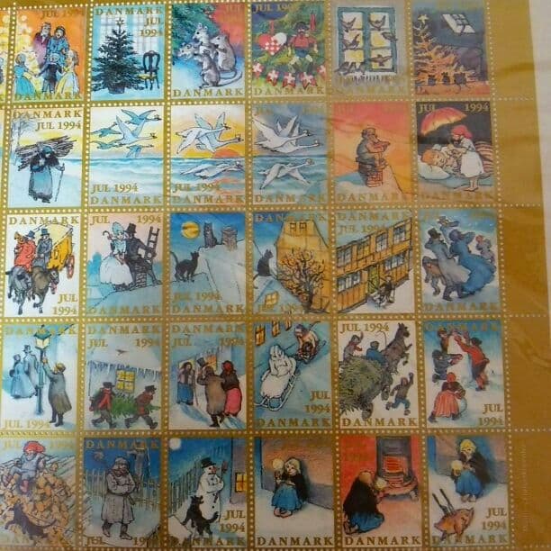 大幅値下げ　レア!!　デンマーク クリスマス シール