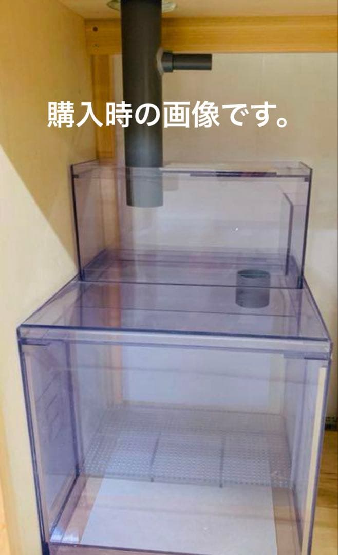 オーバーフローオールガラス水槽&水槽台
