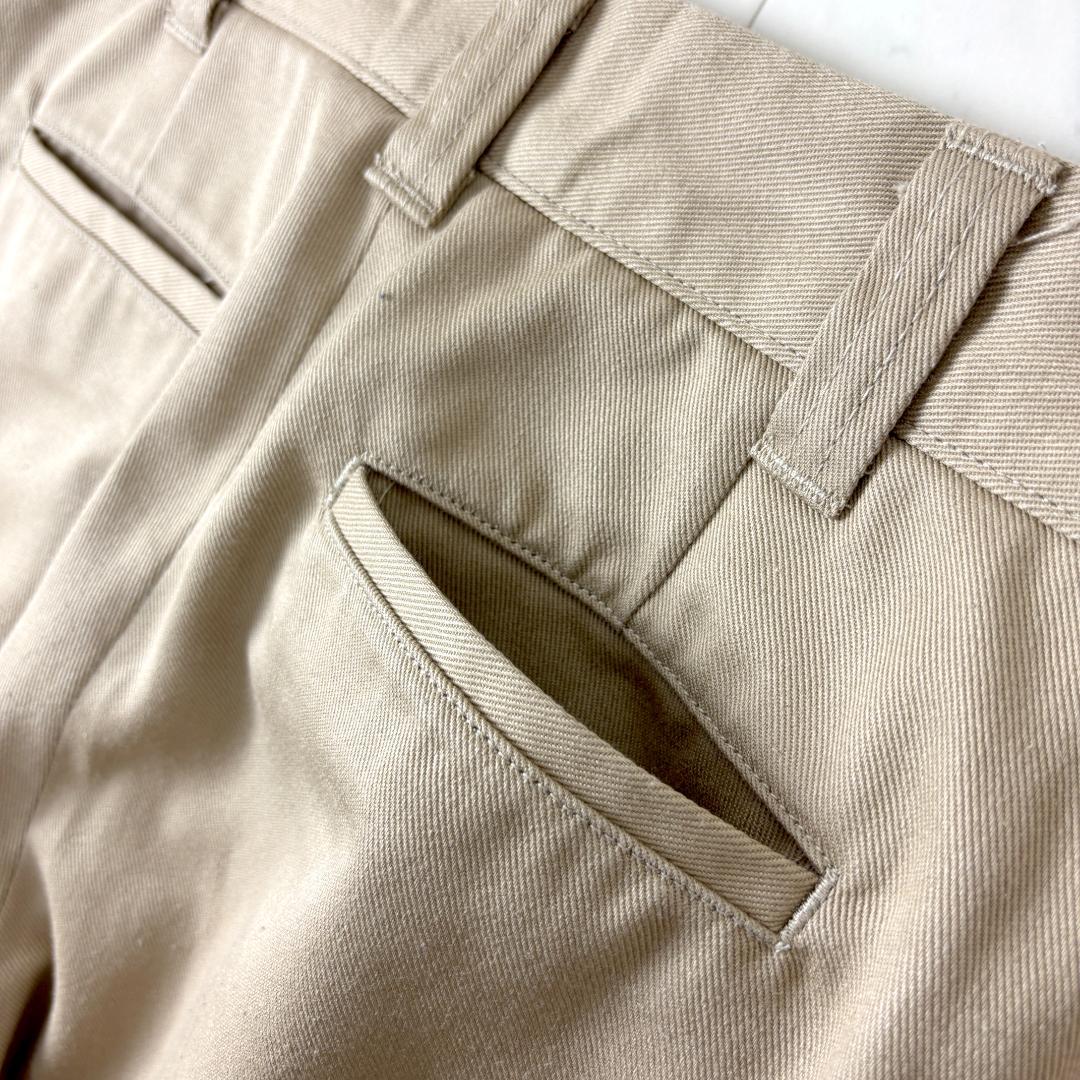美品✨ ザ シンゾーン 36 TOMBOY PANTS ベージュ タック チノ
