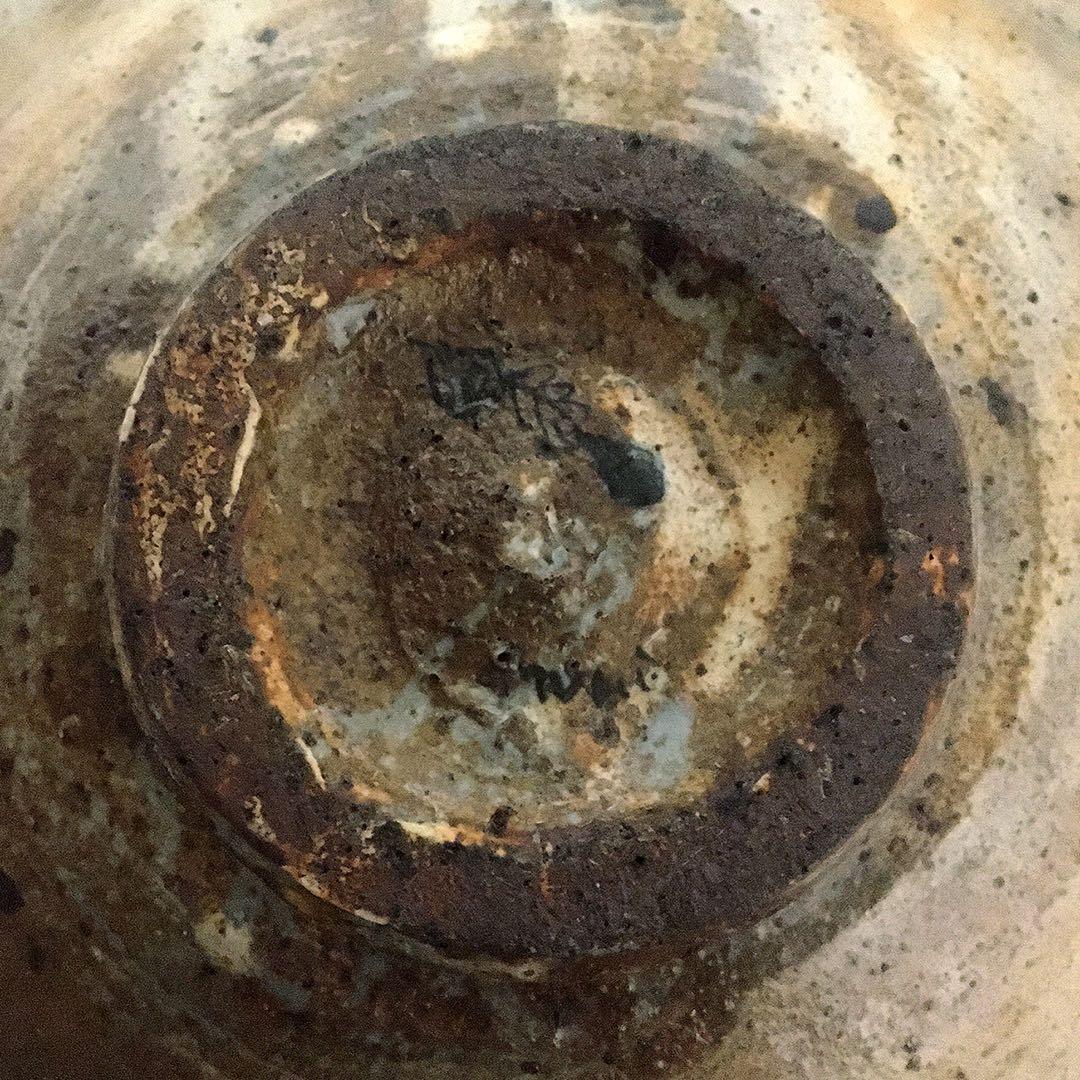 池田省吾　粉引　魚の絵皿