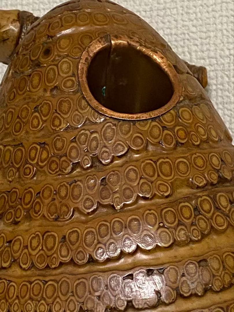 工芸品竹の根置 物飾 日本製 和物花器 年代物 稀少品