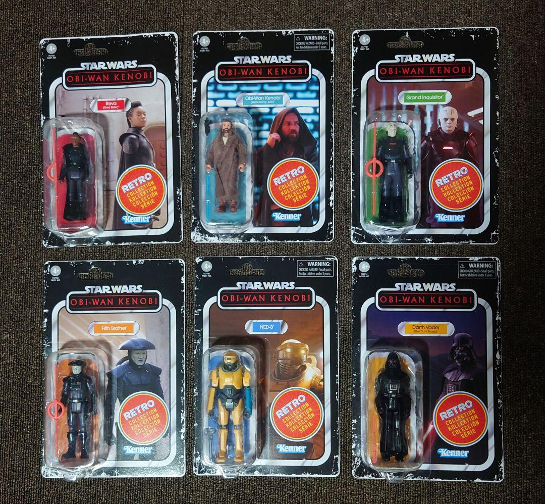 スターウォーズ　オビワンケノービ レトロコレクション 6体セット