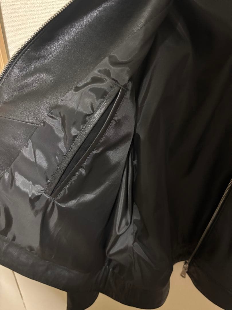 (チカ)メゾンスペシャル　シープレザーシングルライダース