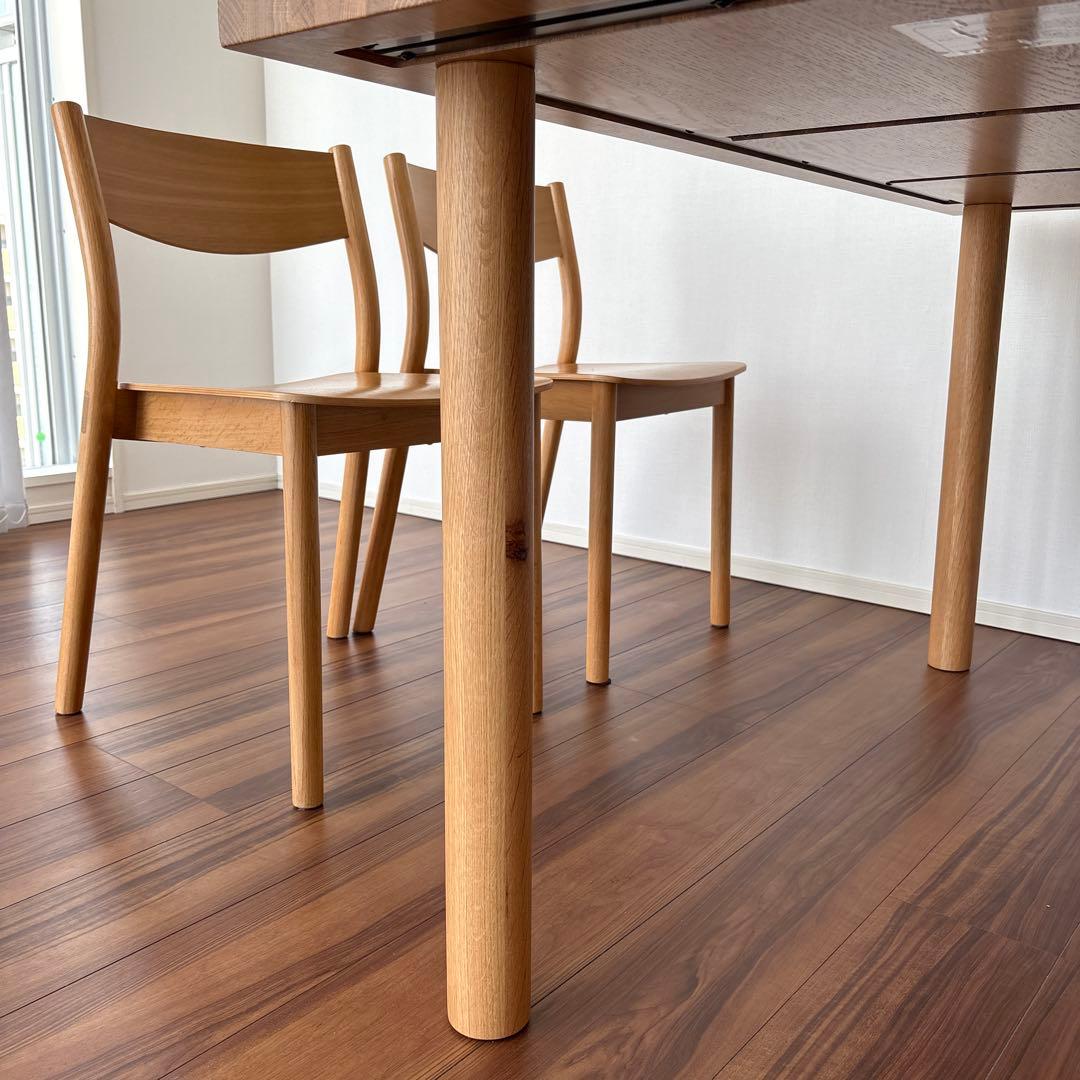 無印良品 オーク材 ダイニングテーブル