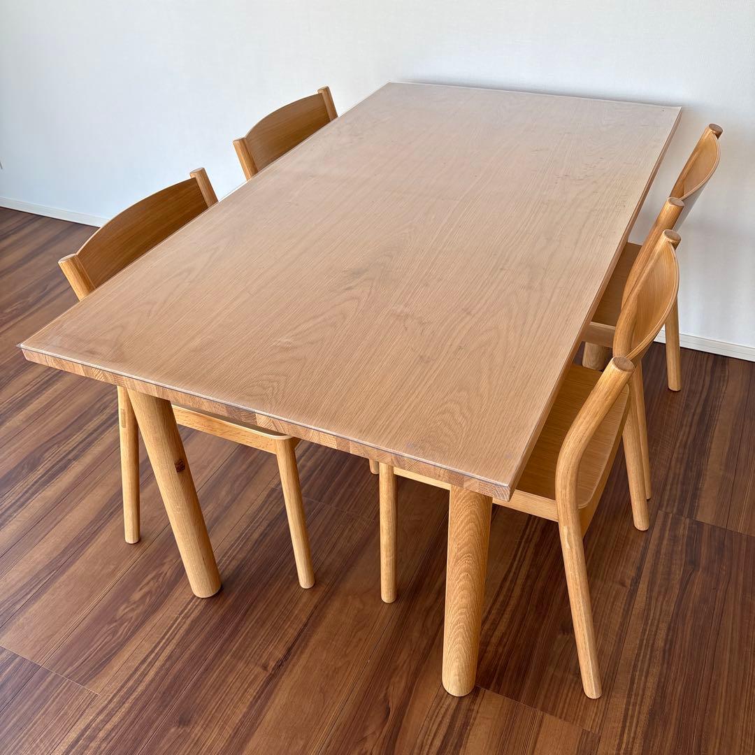 無印良品 オーク材 ダイニングテーブル
