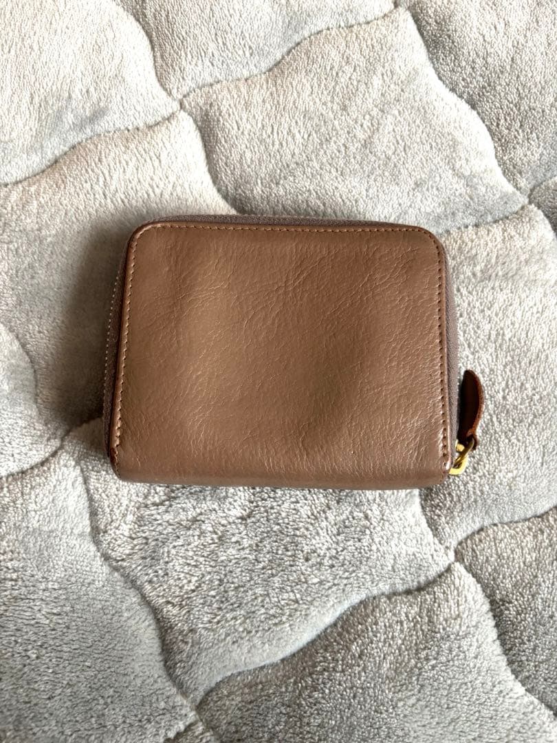 IL BISONTE イルビゾンテ 二つ折り財布 レザー ブラウン