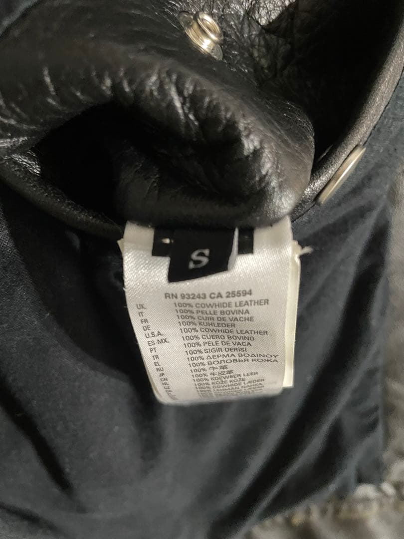 ジャケット・アウター diesel cow leather jacket