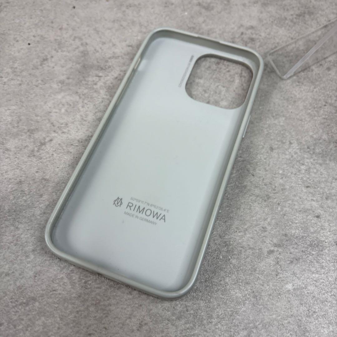 美品！RIMOWA リモワ　iPhone14 pro max アルミニウムケース