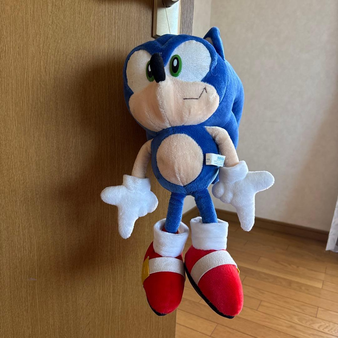 ソニックＸ　スーパージャンボぬいぐるみ セガ2003年 タグ付き