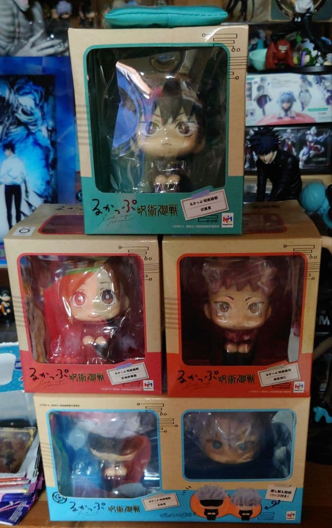 るかっぷ　虎杖 野薔薇 伏黒恵 五条悟　のセット