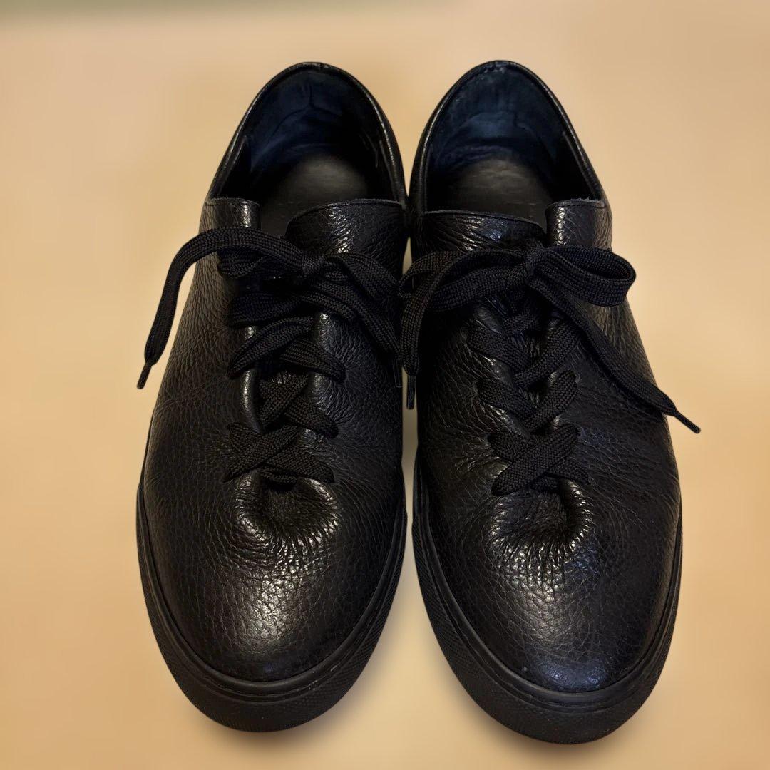 Soloviere 40ブラック レザー スニーカー