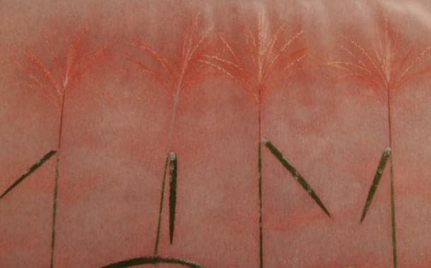 徳岡 神泉、薄、大判、額装用・画版、日本製・新品額 額装付、状態良好