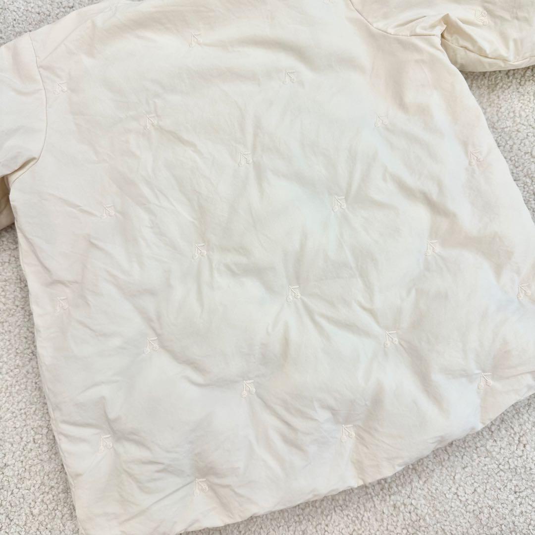 【※美品】Bonpoint(ボンポワン)⭐︎チェリー柄ダウン⭐︎