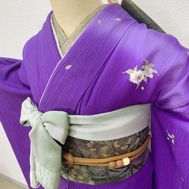 507z21☆きものやまと 山口小夜子 中振袖 身幅広 小柄☆美品 成人式結婚式