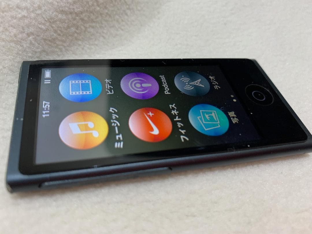 【美品】Apple iPod nano 第7世代 16GB スレート