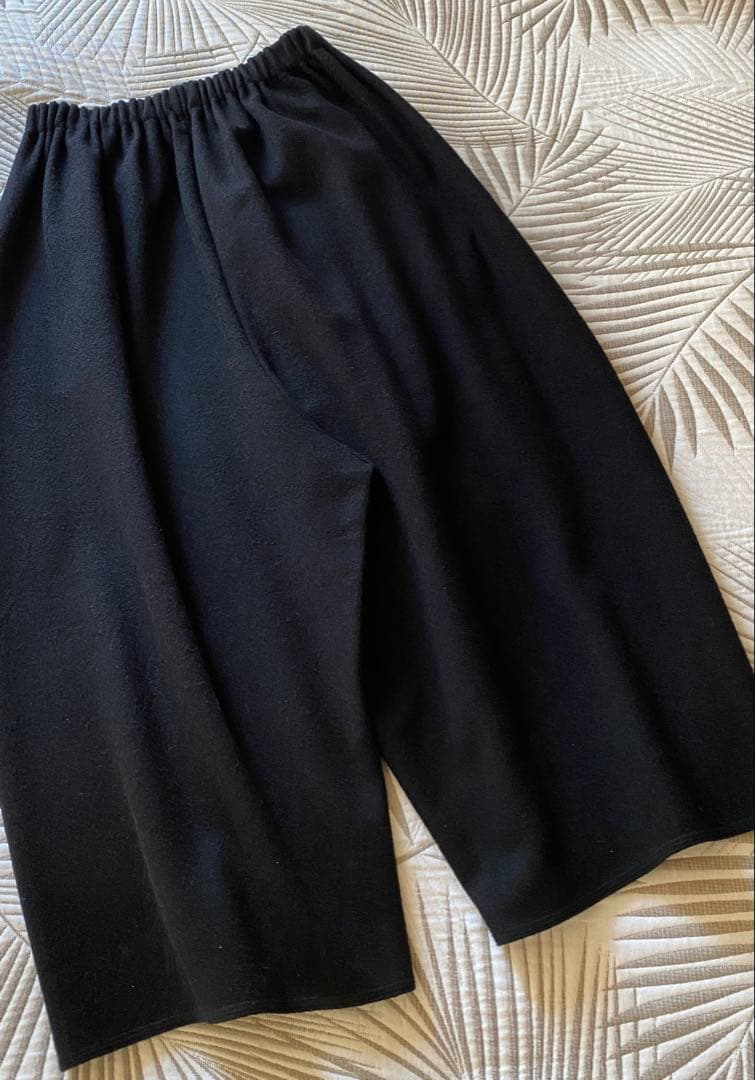 ヨーガンレール　2024冬　ウール天竺フェルトのワイドンパンツ　ババグーリ