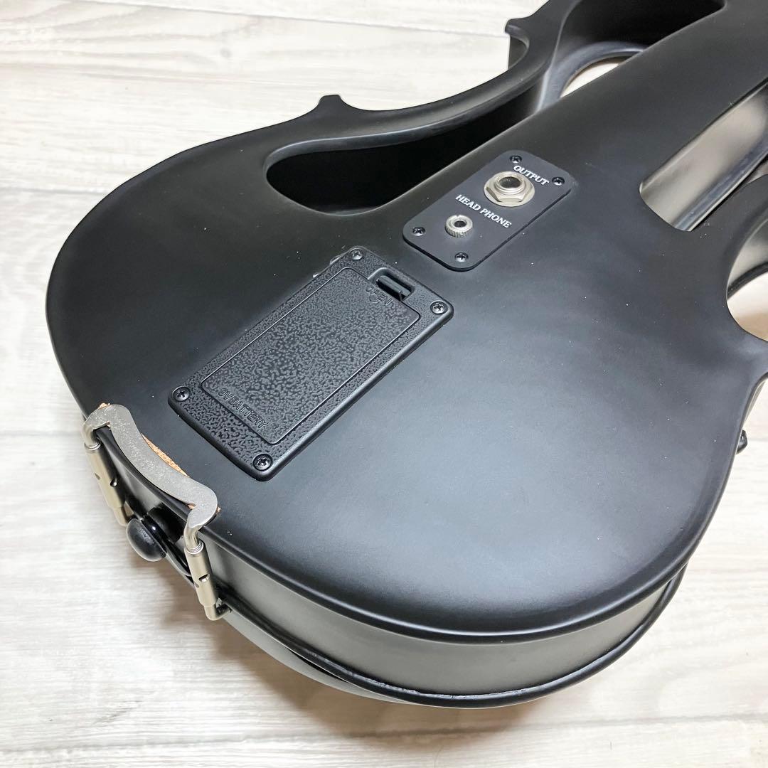 美品 hallstatt ハルシュタット CV-210E エレキバイオリン 黒