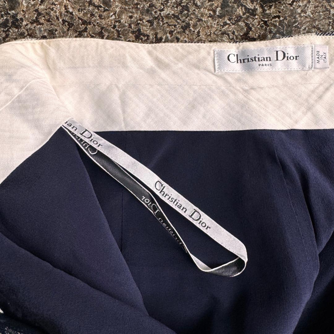 クリスチャンディオール　チェック柄 ラップ スコート　ショートパンツ　スカート