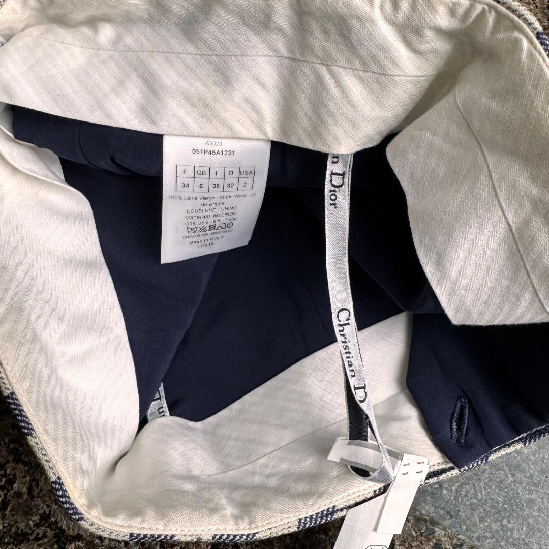 クリスチャンディオール　チェック柄 ラップ スコート　ショートパンツ　スカート