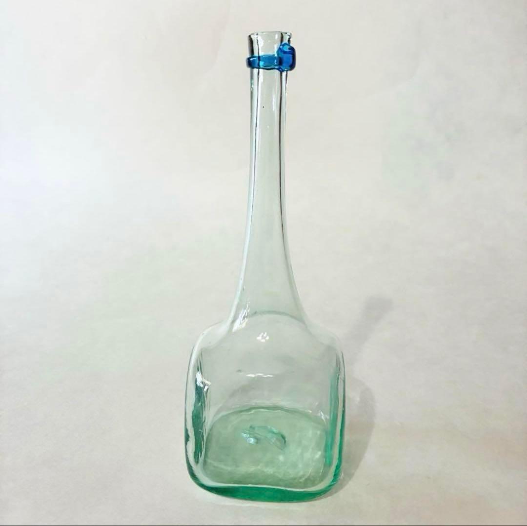 横山秀樹　一輪挿し　吹きガラス