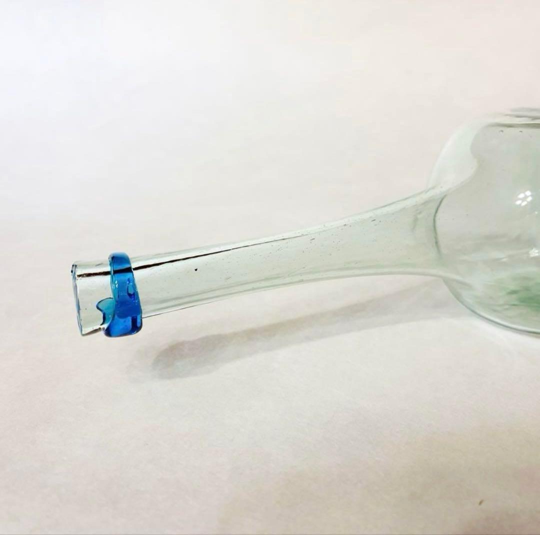 横山秀樹　一輪挿し　吹きガラス