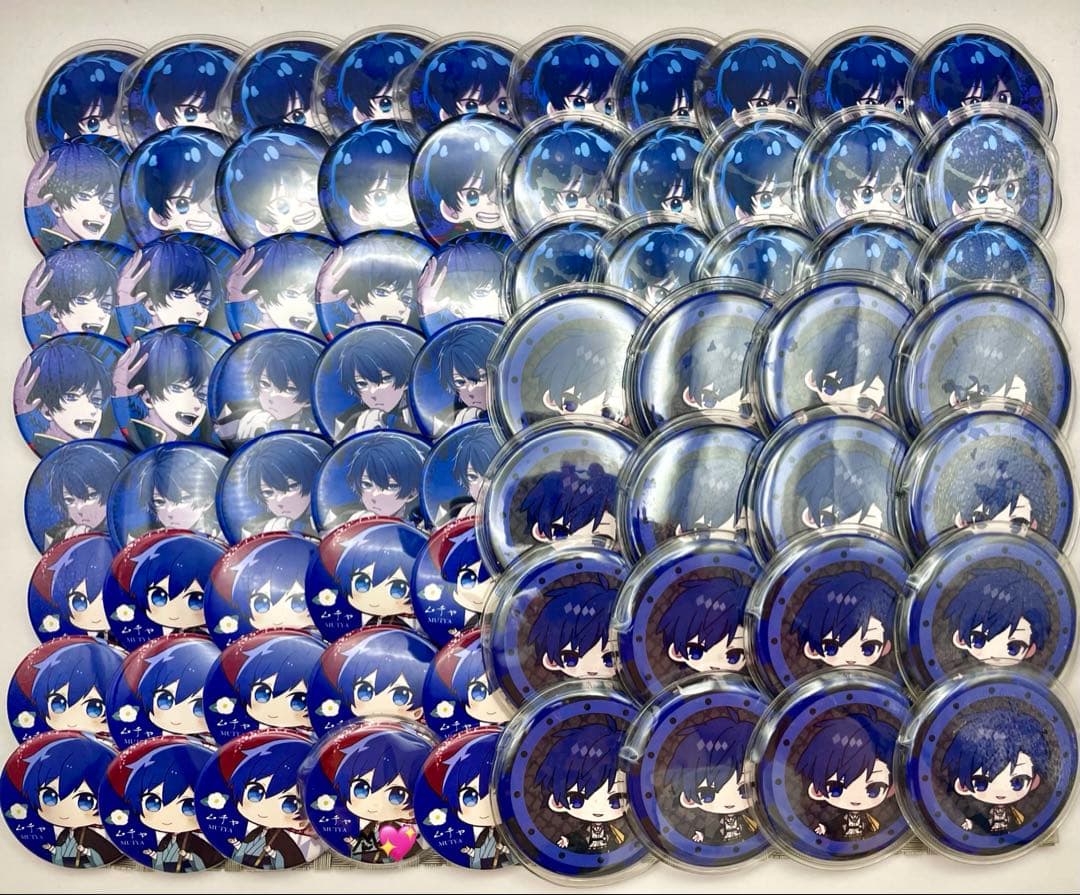 ムチャ 缶バッジ 痛バ A4モンダン モンスター サイン フェスキメ バカラ