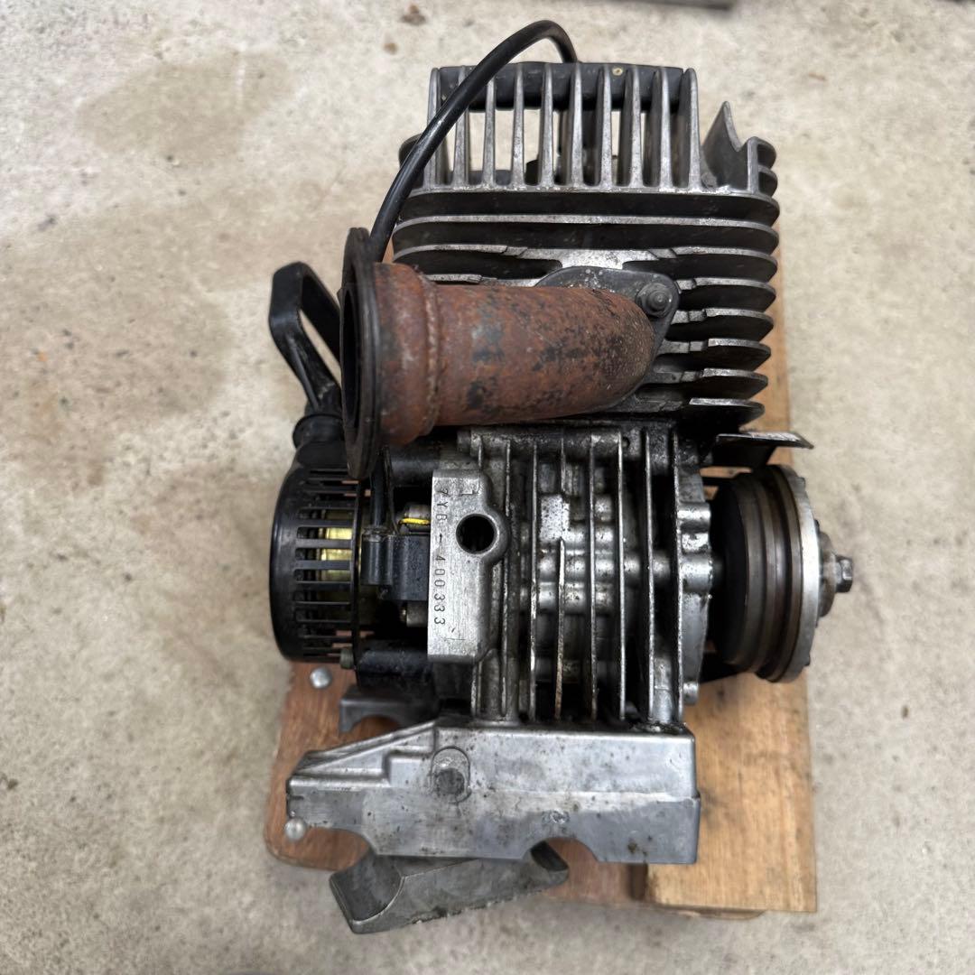 ヤマハ KT100 カートエンジン 湿式クラッチ付き リコイルスターター付属