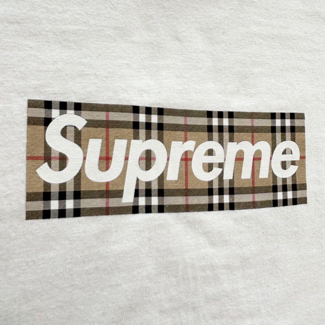 【希少】Supreme Burberry Box Logo Tee 22SS