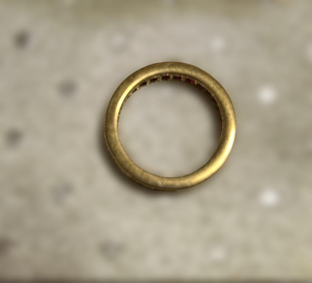 k18 ルビー　リング