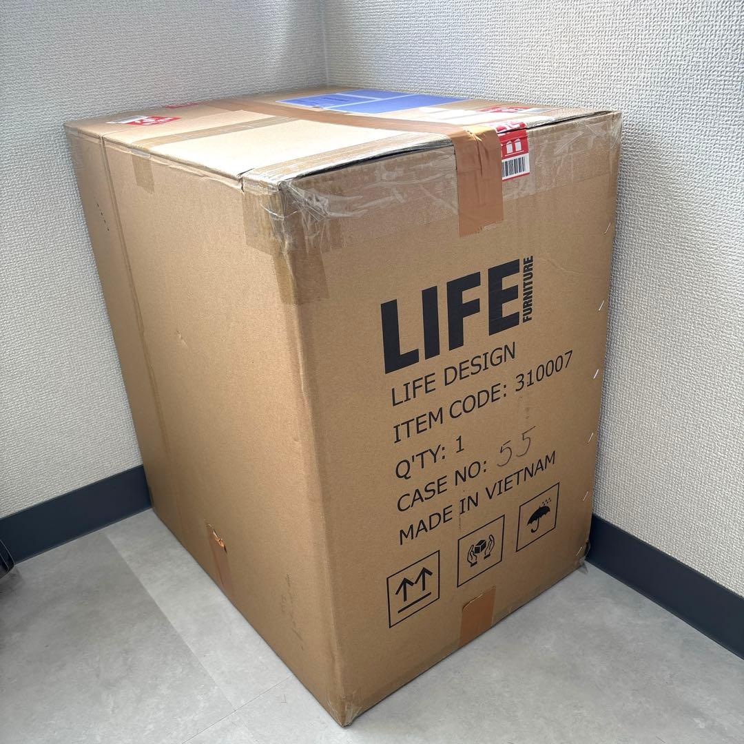 【未使用品】オーク サイドテーブル　木製サイドテーブル キャスター付き