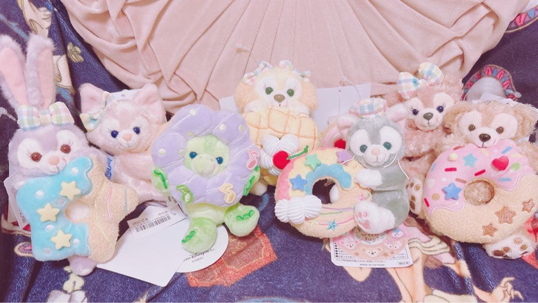 お顔厳選 フィルドウィズジョイ ぬいぐるみバッジ 7点セット ディズニー