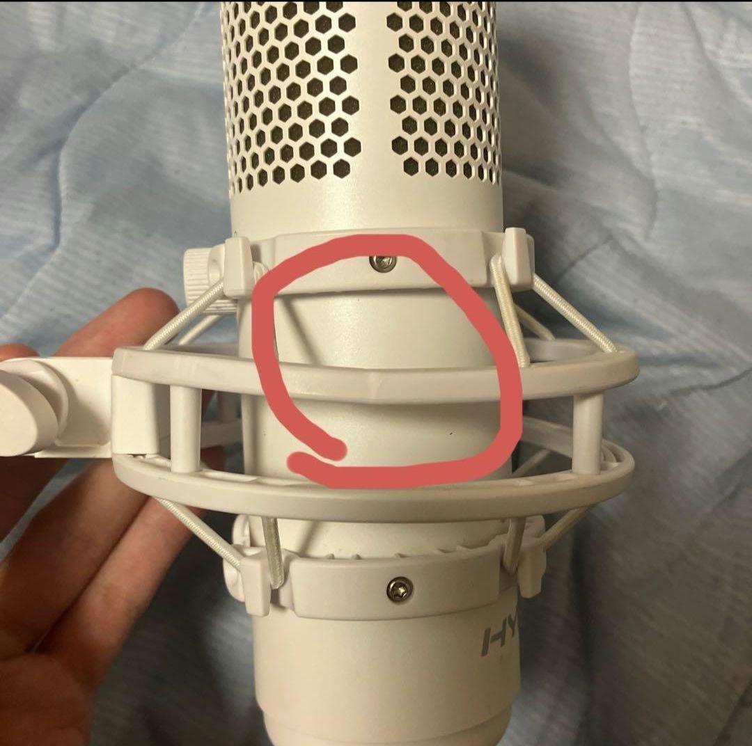 HyperX QuadCast S HYPERX ホワイト コンデンサーマイク