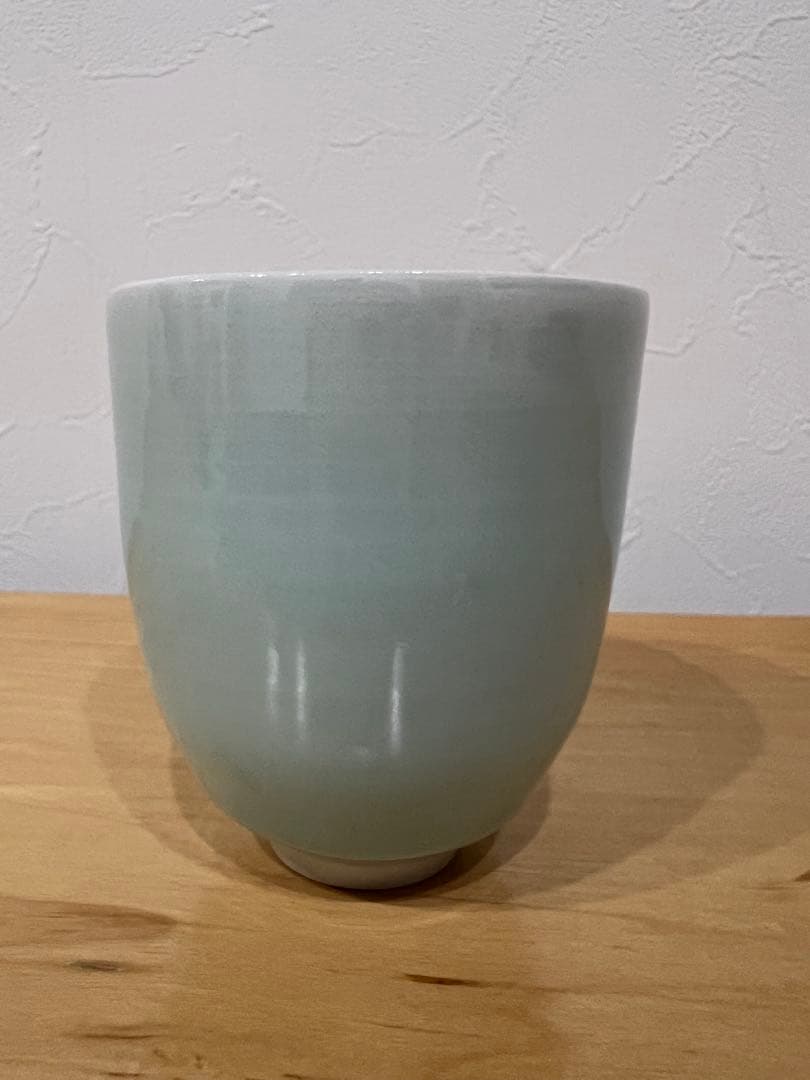 深見陶治／青白磁⭐︎湯呑とぐい呑み　3点セット