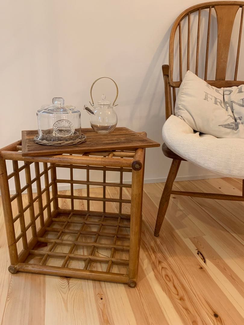 まとめて★木製収納ボックスサイドテーブル、ピッチャー、バケツ＆カゴ、タオル