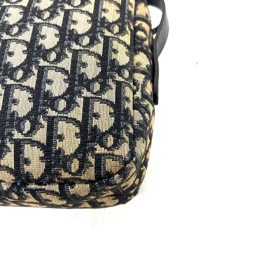 【美品】Dior ワンショルダー ショルダー バッグ トロッター キャンバス