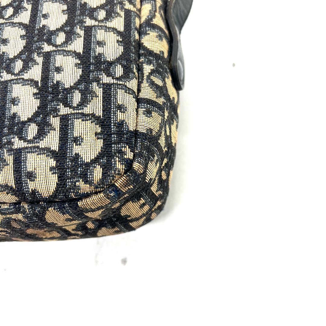 【美品】Dior ワンショルダー ショルダー バッグ トロッター キャンバス