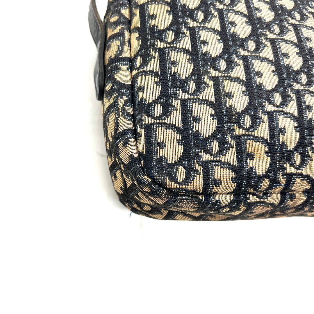 【美品】Dior ワンショルダー ショルダー バッグ トロッター キャンバス