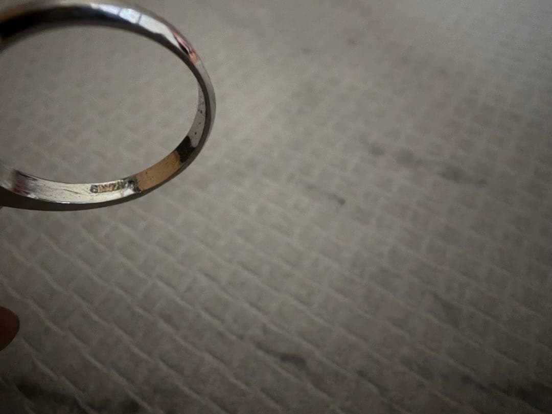 R*。様 18k刻印ありシルバーとゴールド　リング　2点セット