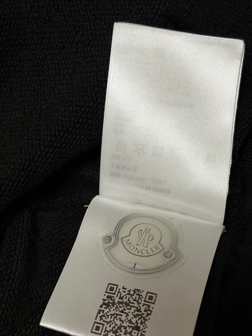 nsx　　　　モンクレール ジップアップ　パーカー　　黒　L